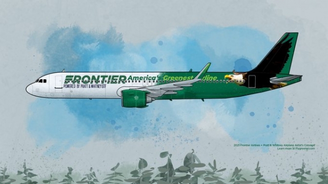 Frontier Airlines PW 640