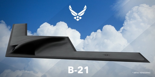 USA USAF Artist Rendering B21 Bomber Air Force Official 640