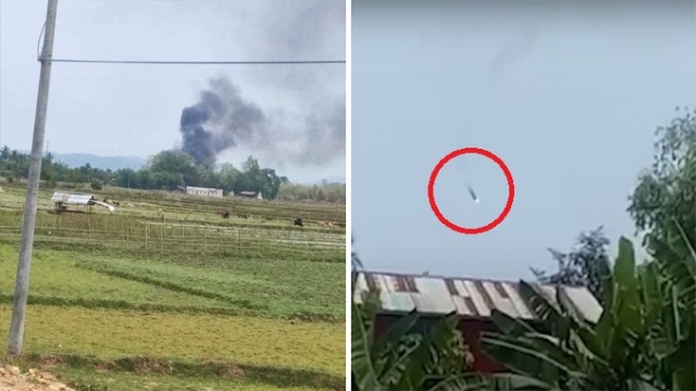 Myanmar helicopter shot down 640