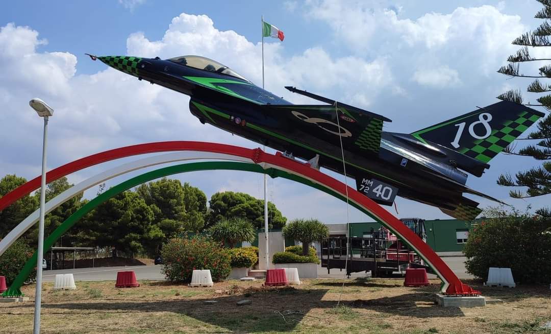 F-16 'Green Lightning' preserved Trapani
