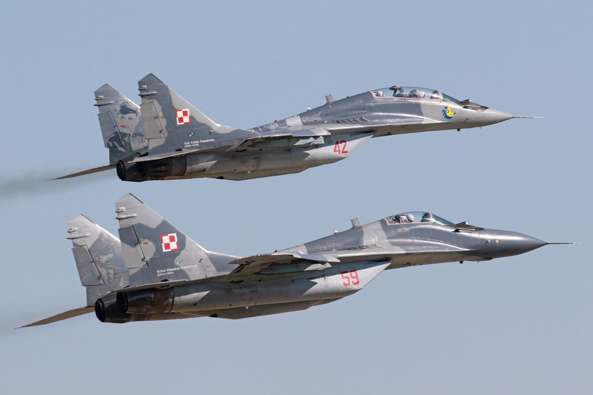 Polish Air Force MiG-29s moved to Malbork