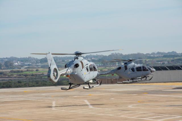 Spain Armada H135M delivery to Rota credit Spanish Navy 640
